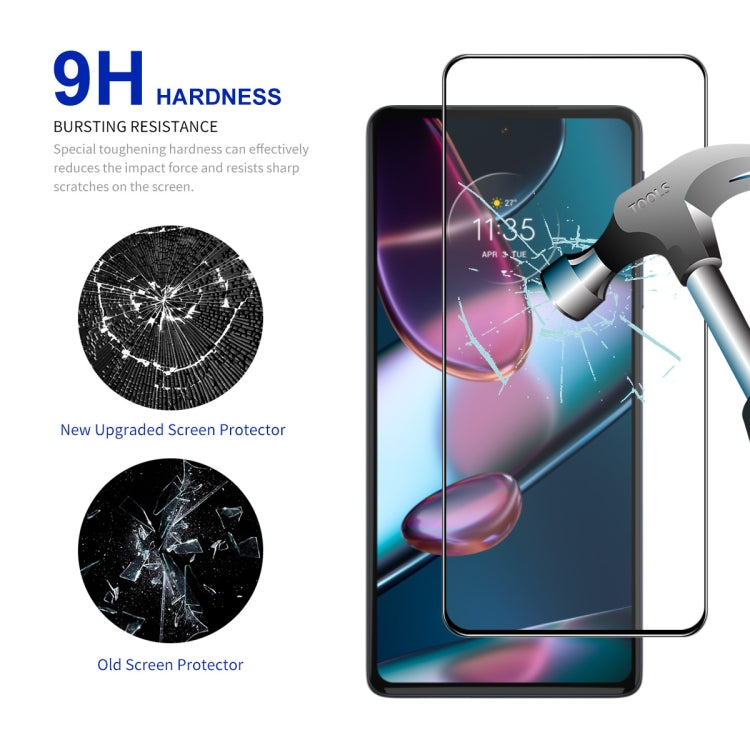 For Motorola Moto G84 ENKAY Full Glue High Aluminum-silicon Tempered Glass Film