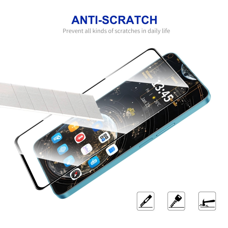 For Motorola Moto G04 ENKAY Full Glue High Aluminum-silicon Tempered Glass Film