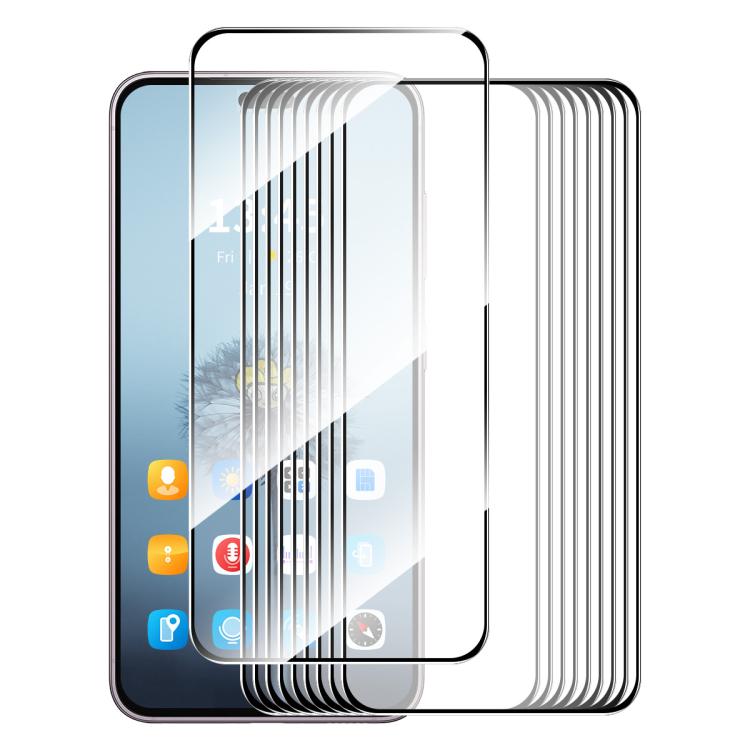 For Honor 400 Lite Global 10pcs ENKAY Hat-Prince Full Glue High Aluminum-silicon Tempered Glass Film