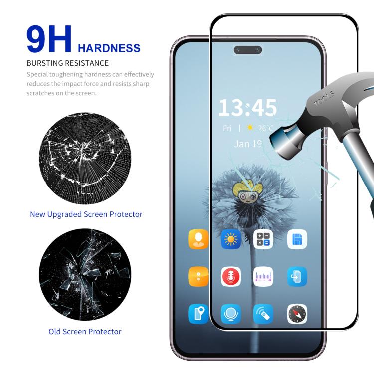 For Honor 400 Lite Global 10pcs ENKAY Hat-Prince Full Glue High Aluminum-silicon Tempered Glass Film