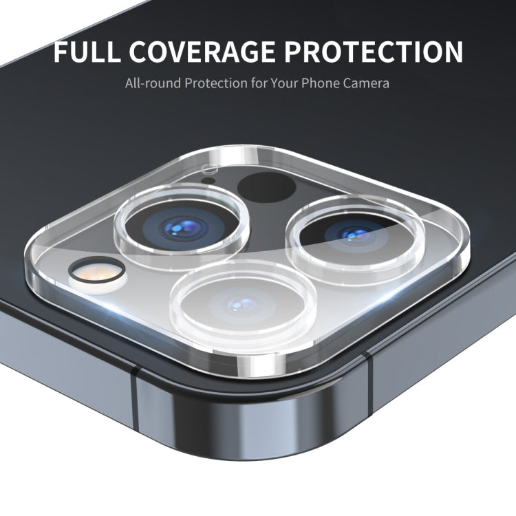 For iPhone 16 / 16 Plus 2pcs ENKAY Hat-Prince 9H Rear Camera Lens Tempered Glass Film