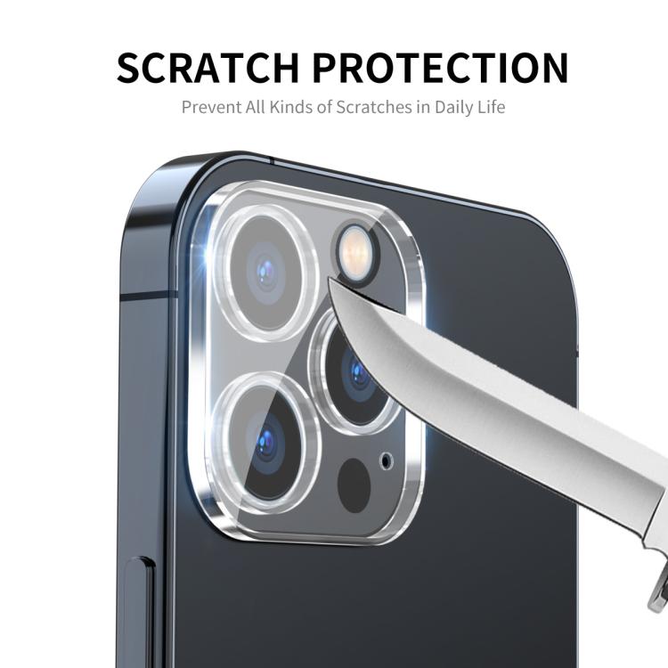 For iPhone 16 Pro / 16 Pro Max 2pcs ENKAY Hat-Prince 9H Rear Camera Lens Tempered Glass Film