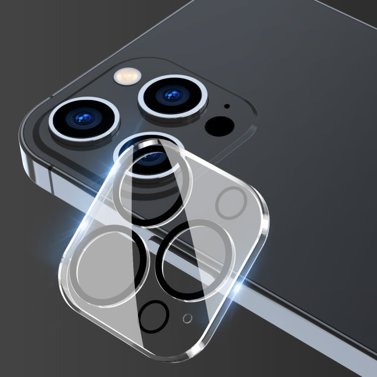 For iPhone 16 Pro / 16 Pro Max 2pcs ENKAY Hat-Prince 9H Rear Camera Lens Tempered Glass Film