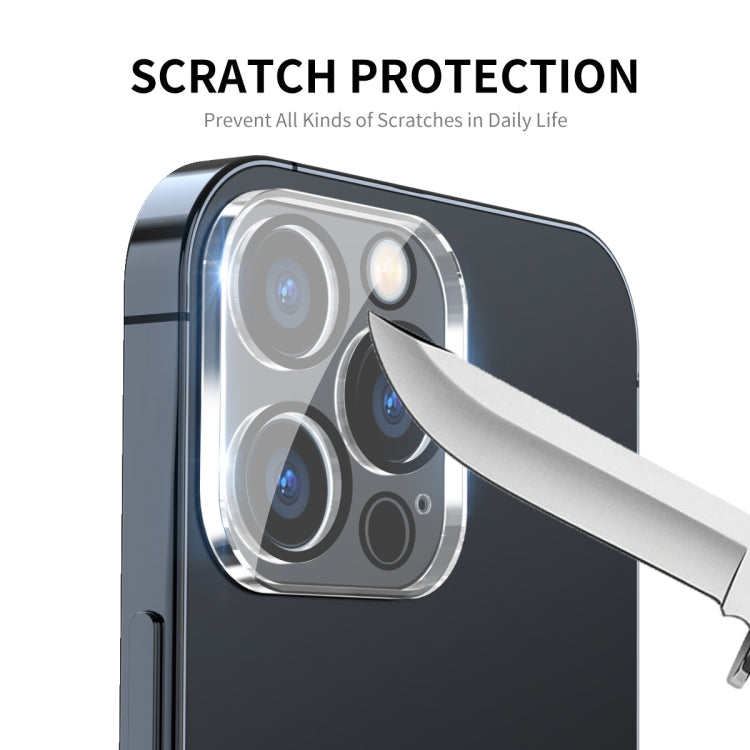 For iPhone 16 Pro / 16 Pro Max 2pcs ENKAY Hat-Prince 9H Rear Camera Lens Tempered Glass Film