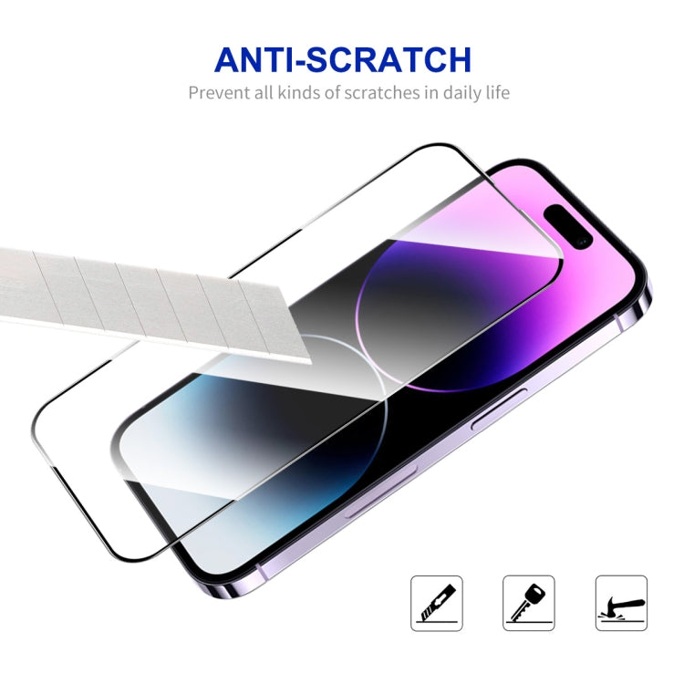 For iPhone 16 ENKAY Full Glue High Aluminum-silicon Tempered Glass Film