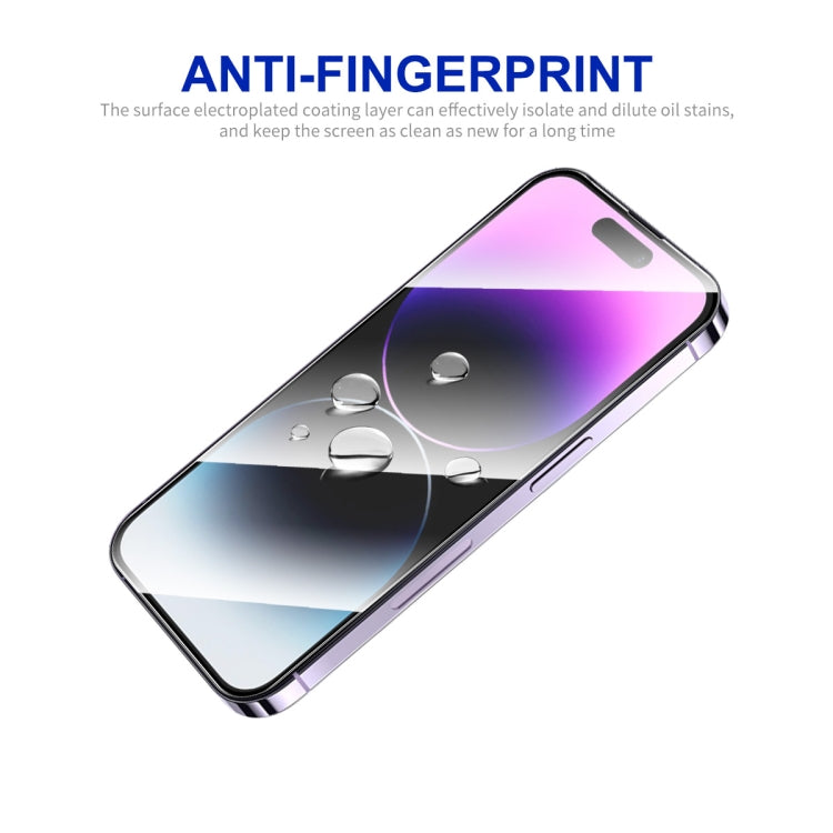For iPhone 16 Pro Max 2pcs ENKAY Full Glue High Aluminum-silicon Tempered Glass Film