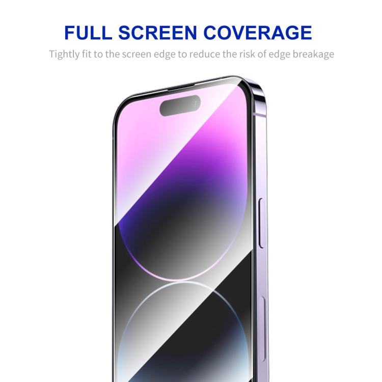 For iPhone 16 Pro 10pcs ENKAY Full Glue High Aluminum-silicon Tempered Glass Film