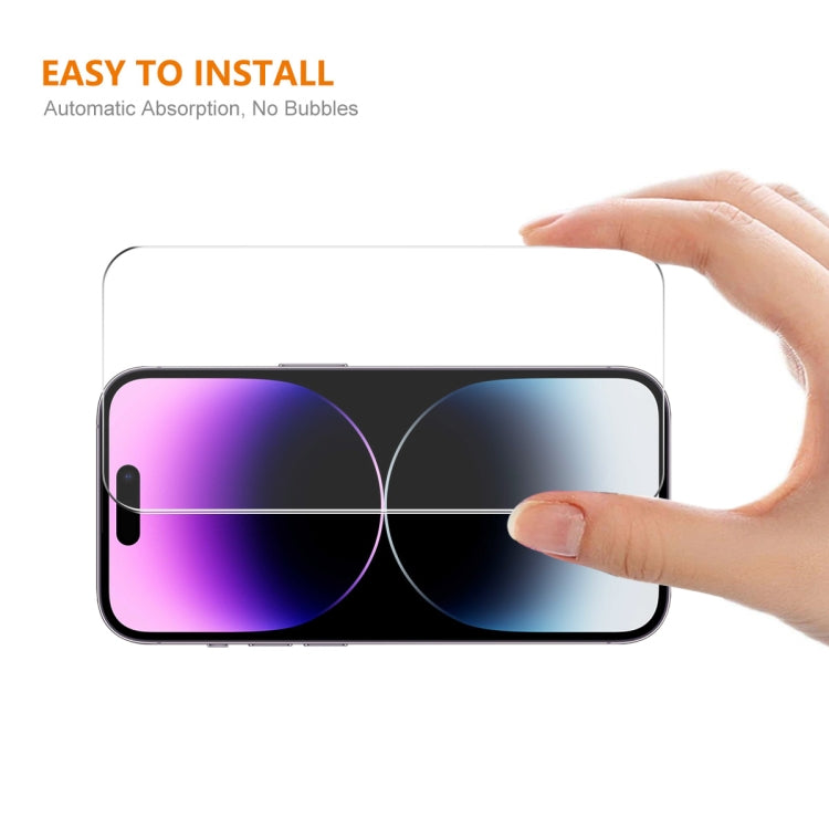 For iPhone 16 Pro 5pcs ENKAY 0.26mm 9H 2.5D High Aluminum-silicon Tempered Glass Film