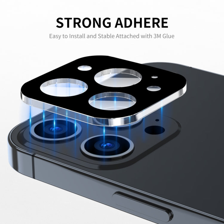 For iPhone 16 Pro / 16 Pro Max 2pcs ENKAY Hat-Prince 9H Rear Camera Lens Tempered Glass Film