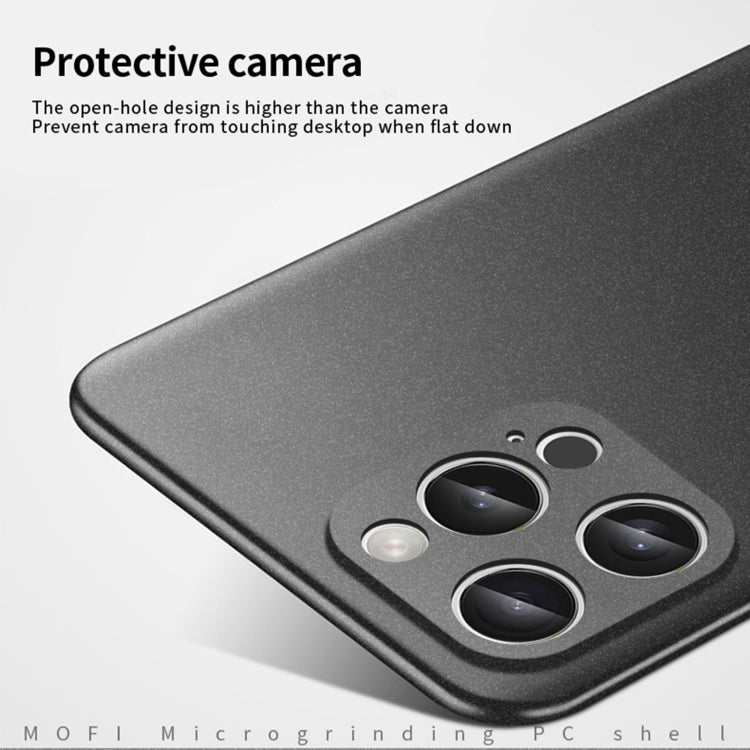 For iPhone 16 Pro Max MOFI Fandun Series Frosted PC Ultra-thin All-inclusive Phone Case(Red)