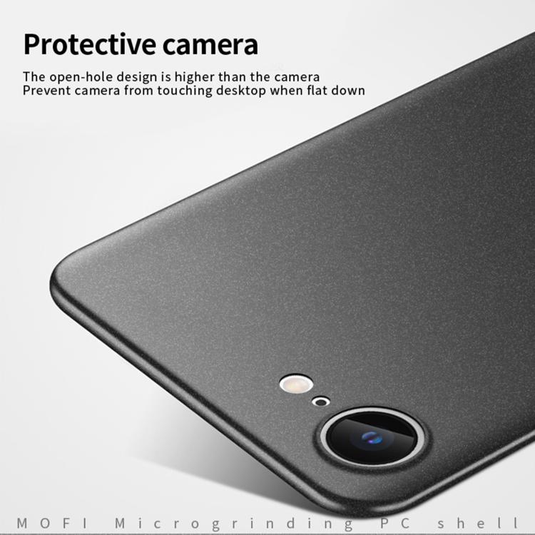 For iPhone 17e / 16e MOFI Fandun Series Frosted PC Ultra-thin All-inclusive Phone Case(Black)