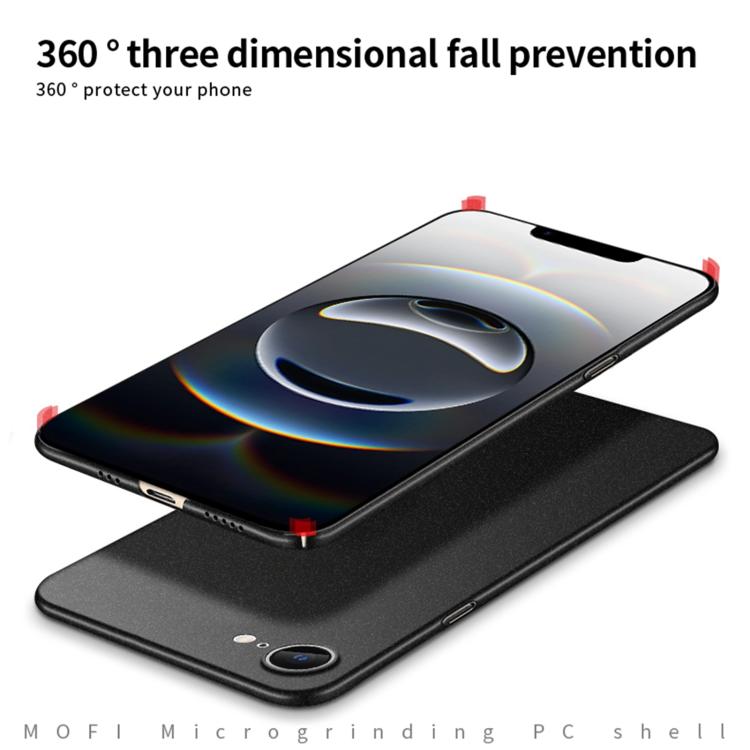 For iPhone 17e / 16e MOFI Fandun Series Frosted PC Ultra-thin All-inclusive Phone Case(Red)