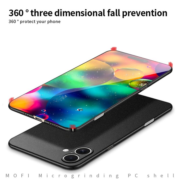 MOFI Fandun Series Frosted PC Ultra-thin All-inclusive Phone Case, For iPhone 18, For iPhone 17 Pro Max, For iPhone 17 Pro, For iPhone 17