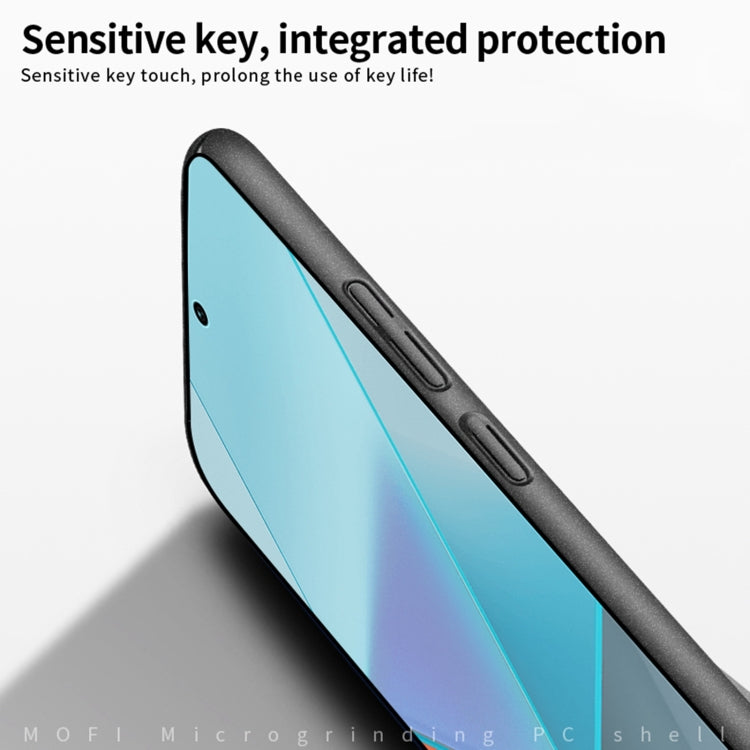 For Xiaomi Redmi Note 13 Pro 4G MOFI Fandun Series Frosted PC Ultra-thin All-inclusive Phone Case(Gray)
