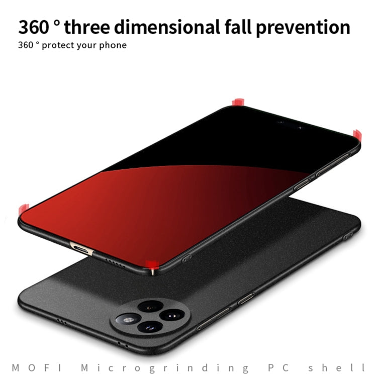 For Xiaomi Civi 4 Pro MOFI Fandun Series Frosted PC Ultra-thin All-inclusive Phone Case(Red)