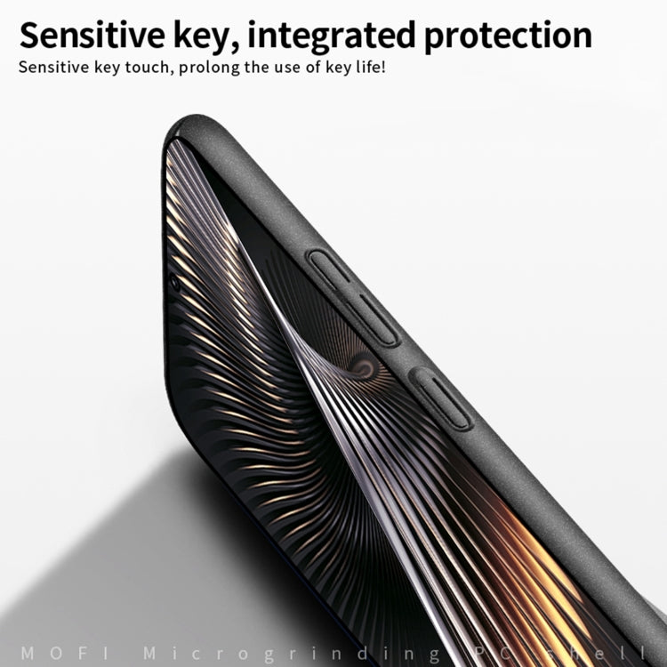 For Xiaomi Redmi Turbo 3 MOFI Fandun Series Frosted PC Ultra-thin All-inclusive Phone Case(Black)