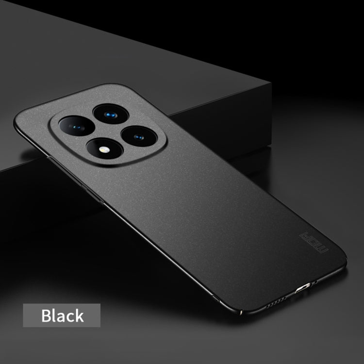 For Xiaomi Redmi Note 14 Pro+ MOFI Fandun Series Frosted PC Ultra-thin All-inclusive Phone Case(Black)