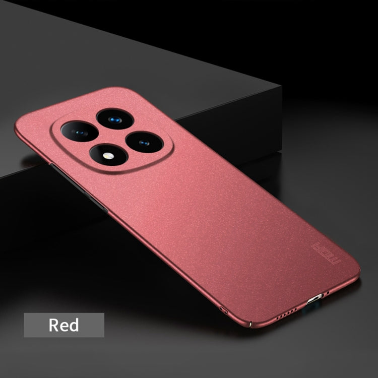 For Xiaomi Redmi Note 14 Pro+ MOFI Fandun Series Frosted PC Ultra-thin All-inclusive Phone Case(Red)