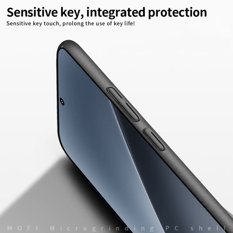 For Xiaomi 15 MOFI Fandun Series Frosted PC Ultra-thin All-inclusive Phone Case(Gray)