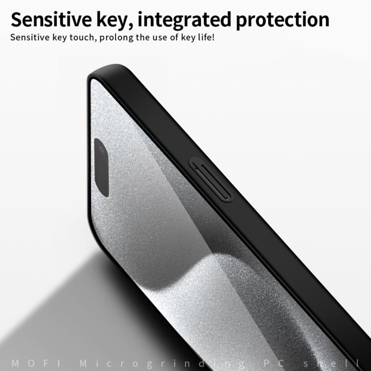 For iPhone 16 Pro MOFI Frosted PC Ultra-thin Hard Phone Case(Blue)