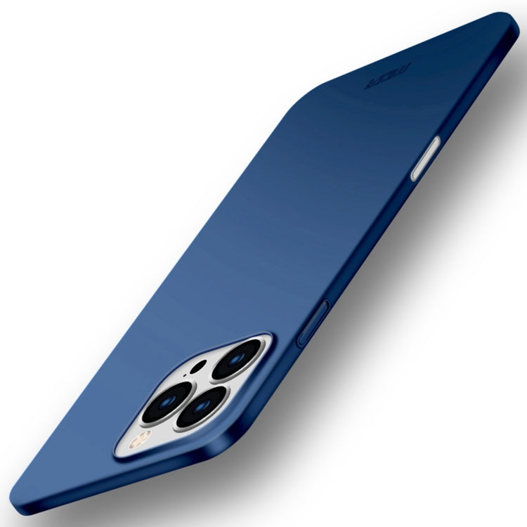 For iPhone 16 Pro Max MOFI Frosted PC Ultra-thin Hard Phone Case(Blue)