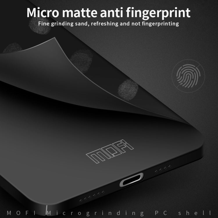 For iPhone 16 Plus MOFI Frosted PC Ultra-thin Hard Phone Case(Blue)