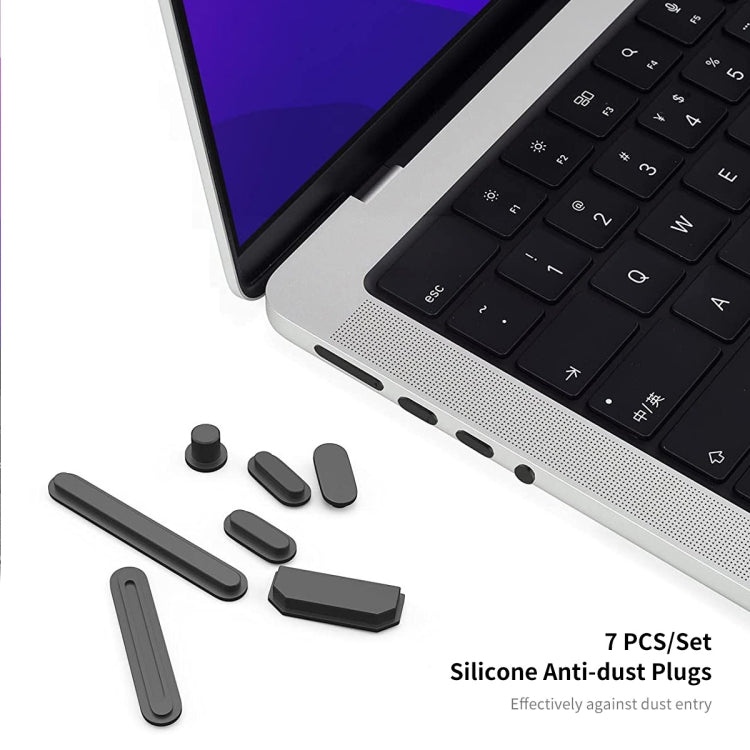 For MacBook Air 15.3 A2941 ENKAY US Version 3 in 1 Matte Protective Case with TPU Keyboard Film & Anti-dust Plugs(Dark Green)