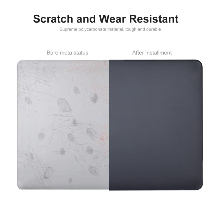 For MacBook Air 15.3 A2941 ENKAY US Version 3 in 1 Matte Protective Case with TPU Keyboard Film & Anti-dust Plugs(Sierra Blue)