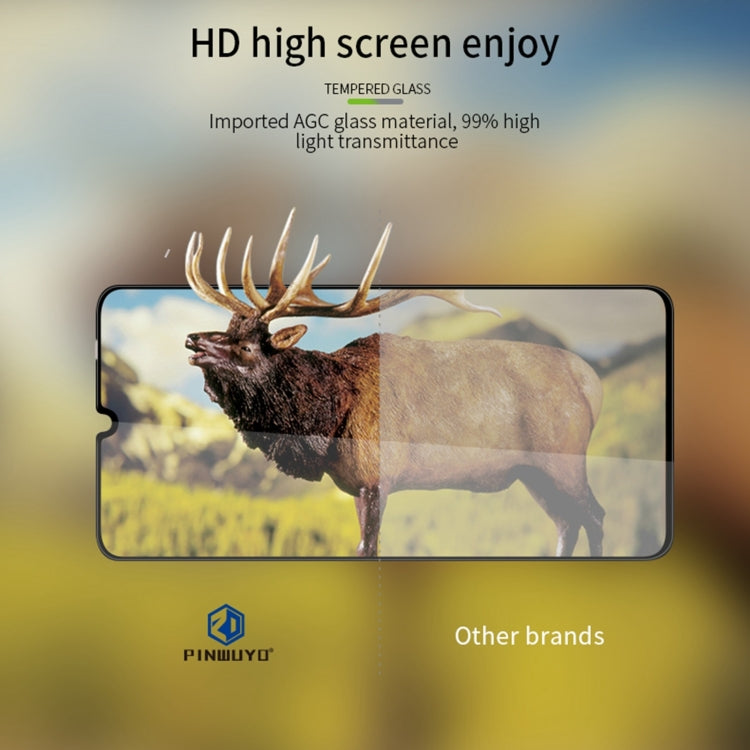 For Samsung Galaxy A06 4G PINWUYO 9H 3D Full Screen Explosion-proof Tempered Glass Film(Black)