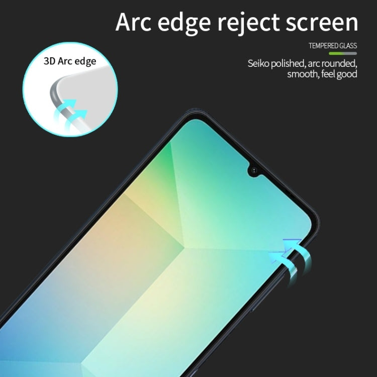 For Samsung Galaxy A16 PINWUYO 9H 3D Full Screen Explosion-proof Tempered Glass Film(Black)