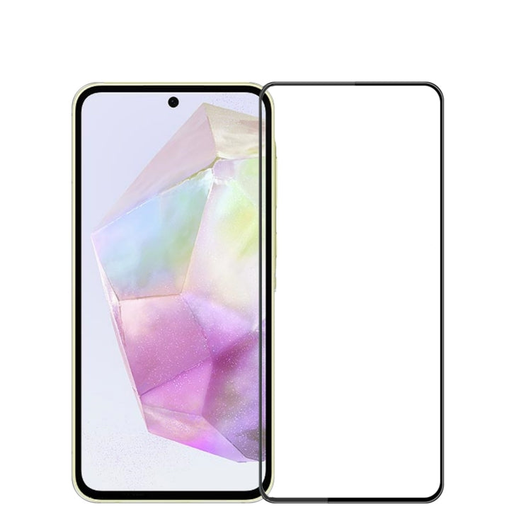 For Samsung Galaxy A36 / A56 PINWUYO 9H 3D Full Screen Explosion-proof Tempered Glass Film(Black)