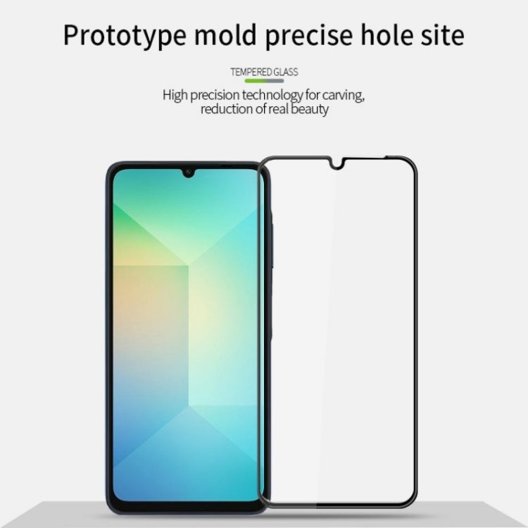For Samsung Galaxy A26 PINWUYO 9H 3D Full Screen Explosion-proof Tempered Glass Film(Black)
