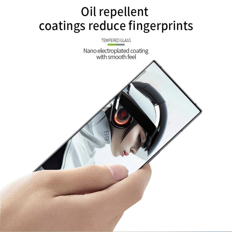 For Nubia Red Magic 9 Pro / 9 Pro+ PINWUYO 9H 2.5D Full Screen Tempered Glass Film(Black)