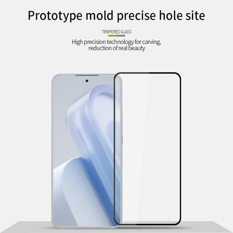 For Meizu Lucky 08 PINWUYO 9H 2.5D Full Screen Tempered Glass Film(Black)