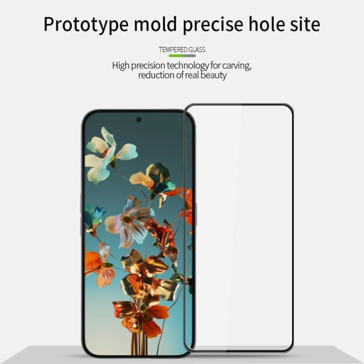 For Nothing Phone 2a Plus PINWUYO 9H 3D Curved Full Screen Explosion-proof Tempered Glass Film(Black)