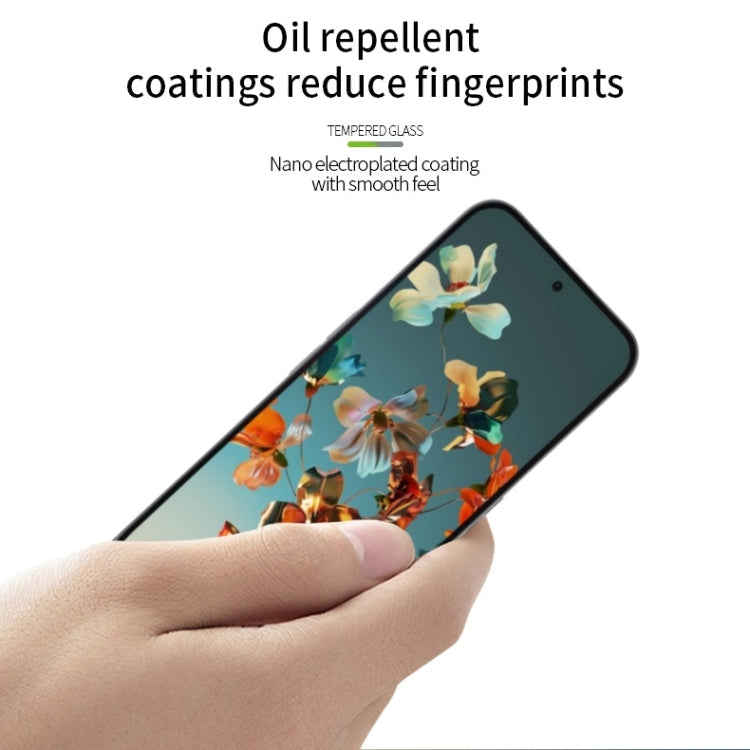 For Nothing Phone 2a Plus PINWUYO 9H 3D Curved Full Screen Explosion-proof Tempered Glass Film(Black)