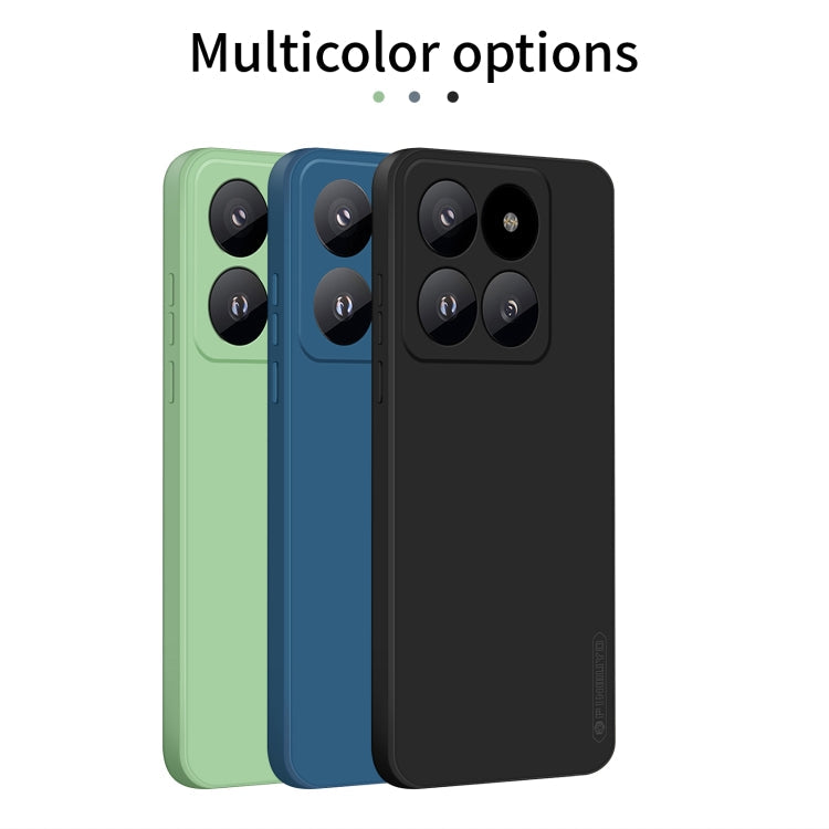 For Xiaomi 14 Pro PINWUYO Sense Series Liquid Silicone TPU Phone Case(Black)