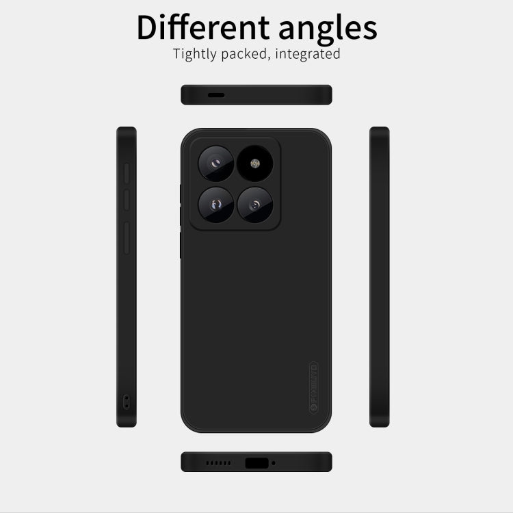 For Xiaomi 14 Pro PINWUYO Sense Series Liquid Silicone TPU Phone Case(Black)