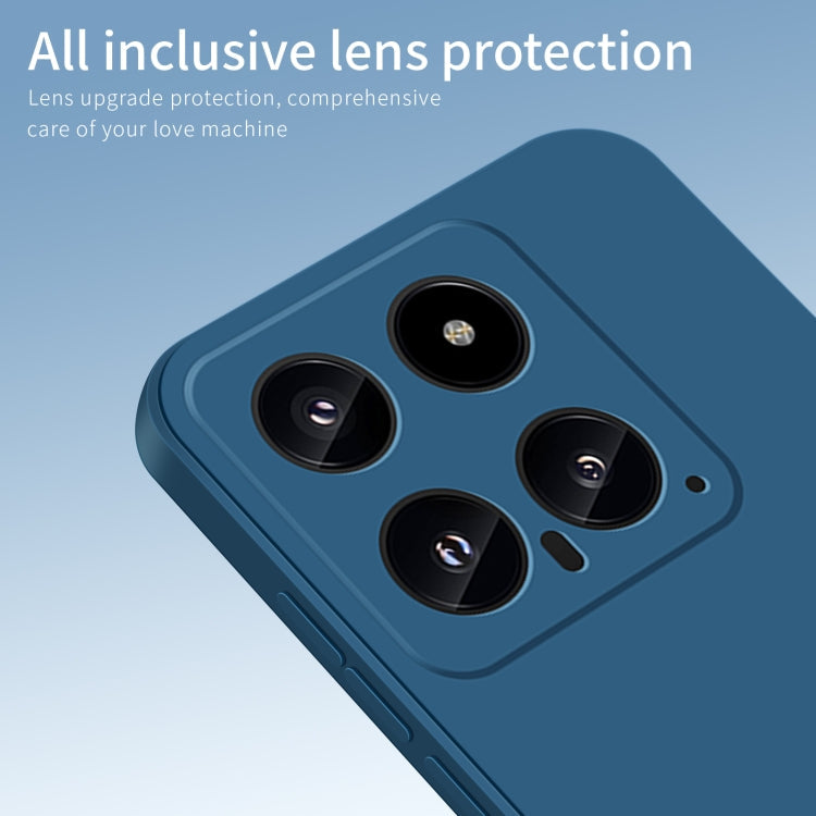 For Xiaomi 14 PINWUYO Sense Series Liquid Silicone TPU Phone Case(Green)