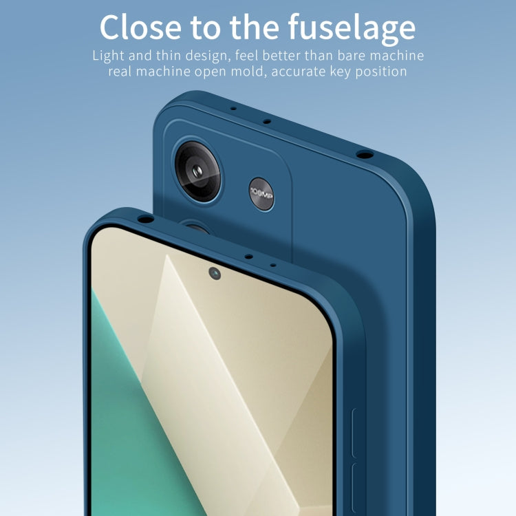 For Xiaomi Redmi Note 13 5G PINWUYO Sense Series Liquid Silicone TPU Phone Case(Green)