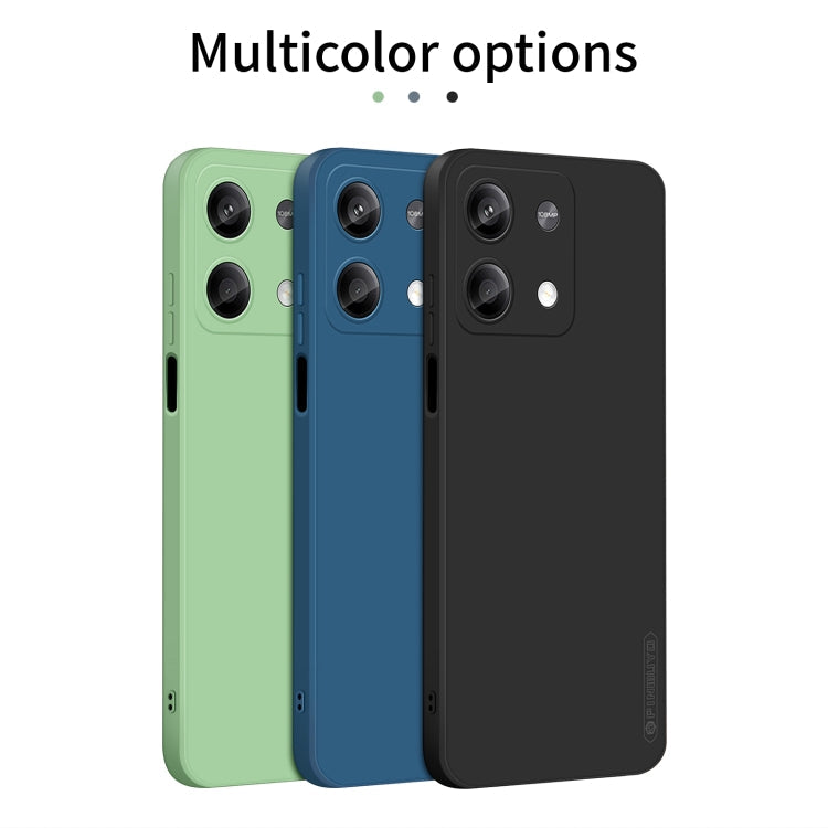 For Xiaomi Redmi Note 13 5G PINWUYO Sense Series Liquid Silicone TPU Phone Case(Green)