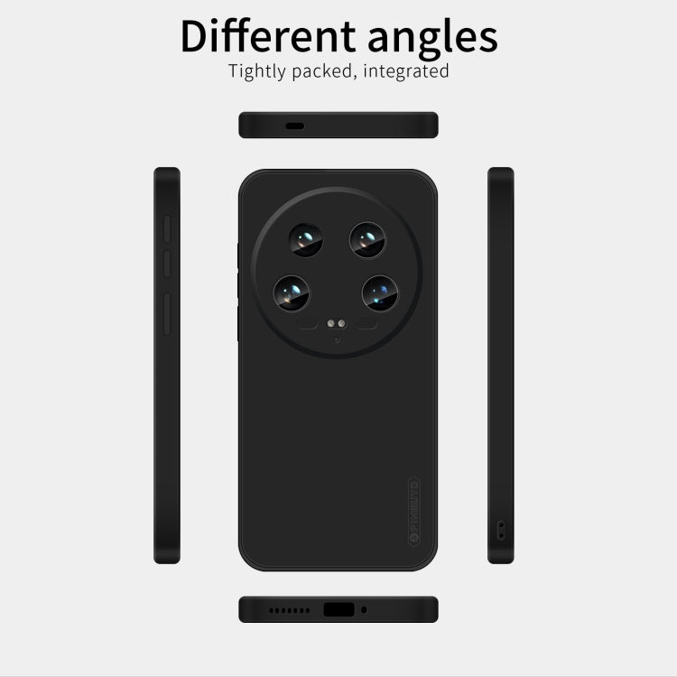 For Xiaomi 14 Ultra PINWUYO Sense Series Liquid Silicone TPU Phone Case(Black)