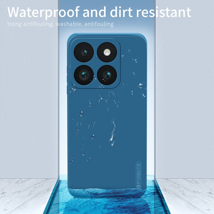 For Xiaomi 14T PINWUYO Sense Series Liquid Silicone TPU Phone Case(Black)