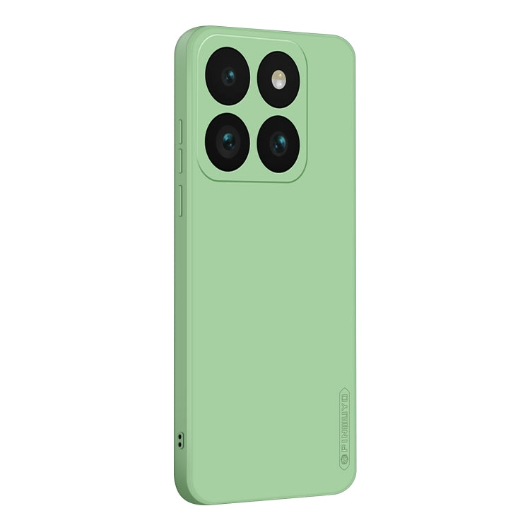 For Xiaomi 14T Pro PINWUYO Sense Series Liquid Silicone TPU Phone Case(Green)
