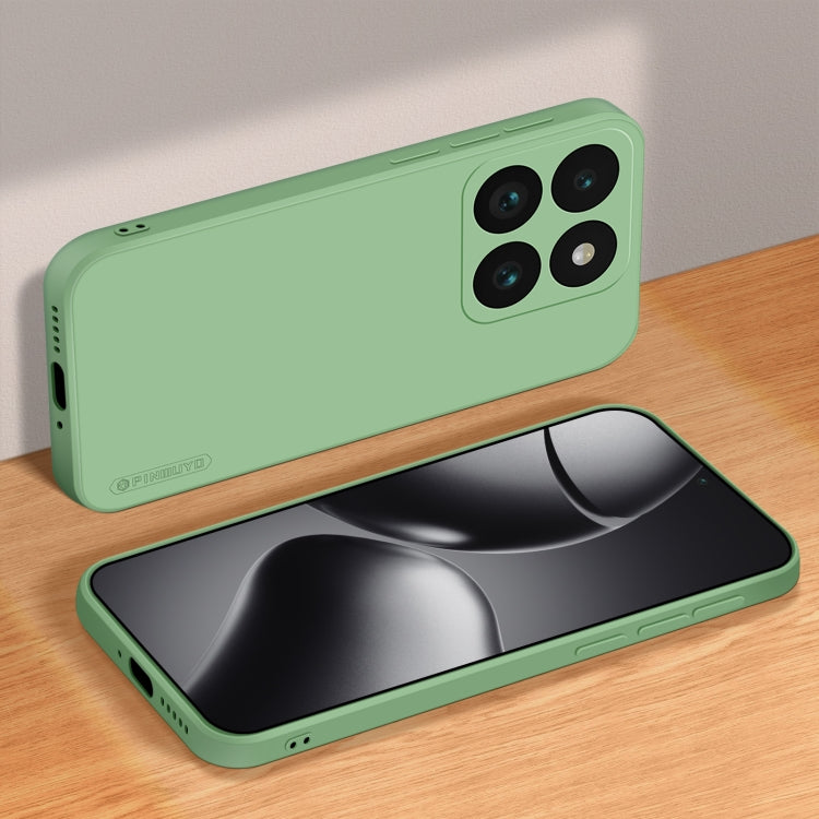 For Xiaomi 14T Pro PINWUYO Sense Series Liquid Silicone TPU Phone Case(Green)