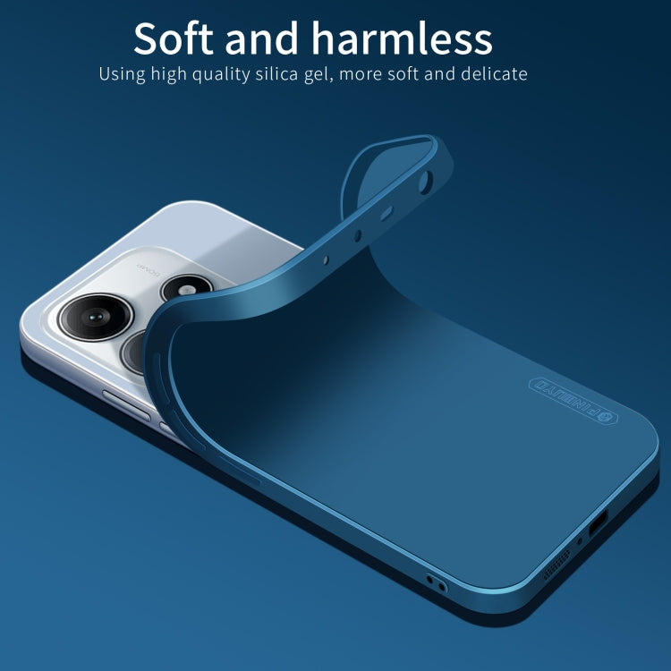 For Xiaomi Redmi Note 14 5G PINWUYO Sense Series Liquid Silicone TPU Phone Case(Black)