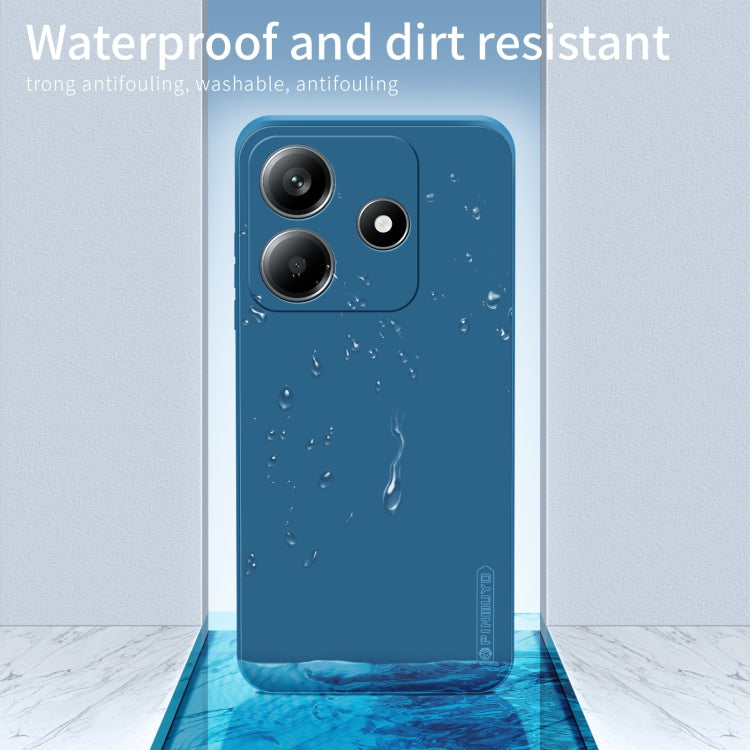For Xiaomi Redmi Note 14 5G PINWUYO Sense Series Liquid Silicone TPU Phone Case(Black)