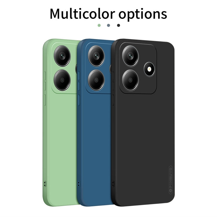 For Xiaomi Redmi Note 14 5G PINWUYO Sense Series Liquid Silicone TPU Phone Case(Blue)