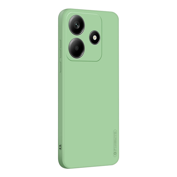 For Xiaomi Redmi Note 14 5G PINWUYO Sense Series Liquid Silicone TPU Phone Case(Green)