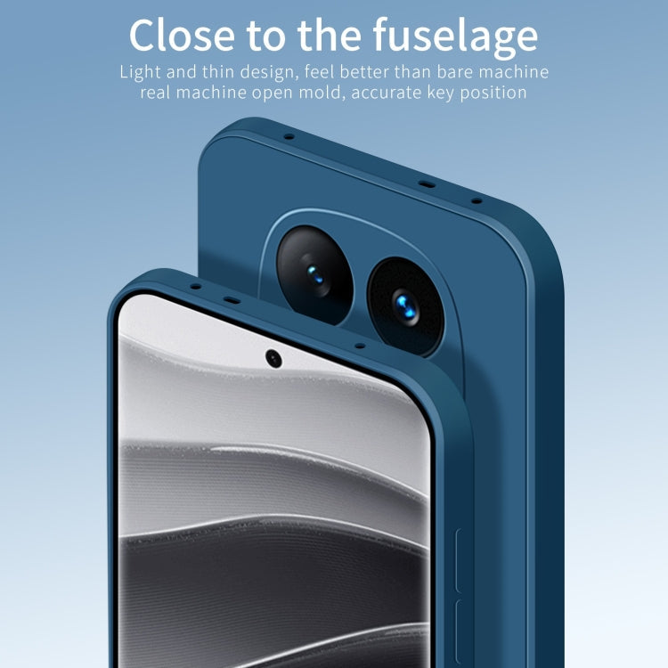 For Xiaomi Redmi Note 14 Pro+ 5G PINWUYO Sense Series Liquid Silicone TPU Phone Case(Blue)